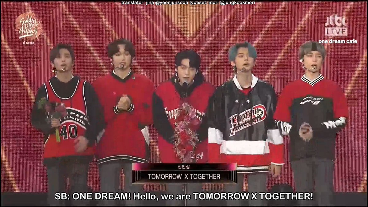 ONEDREAM_Cafe's tweet photo. [UPDATE]

it has come to our attention that the status of our subbed video for @TXT_members winning roty at gda 2020 has changed from 'blocked' to 'partially blocked', meaning that it can still be viewed in some countries --> https://t.co/8Q94BSjMU2

we hope it works in yours! https://t.co/v2zrr7O53x