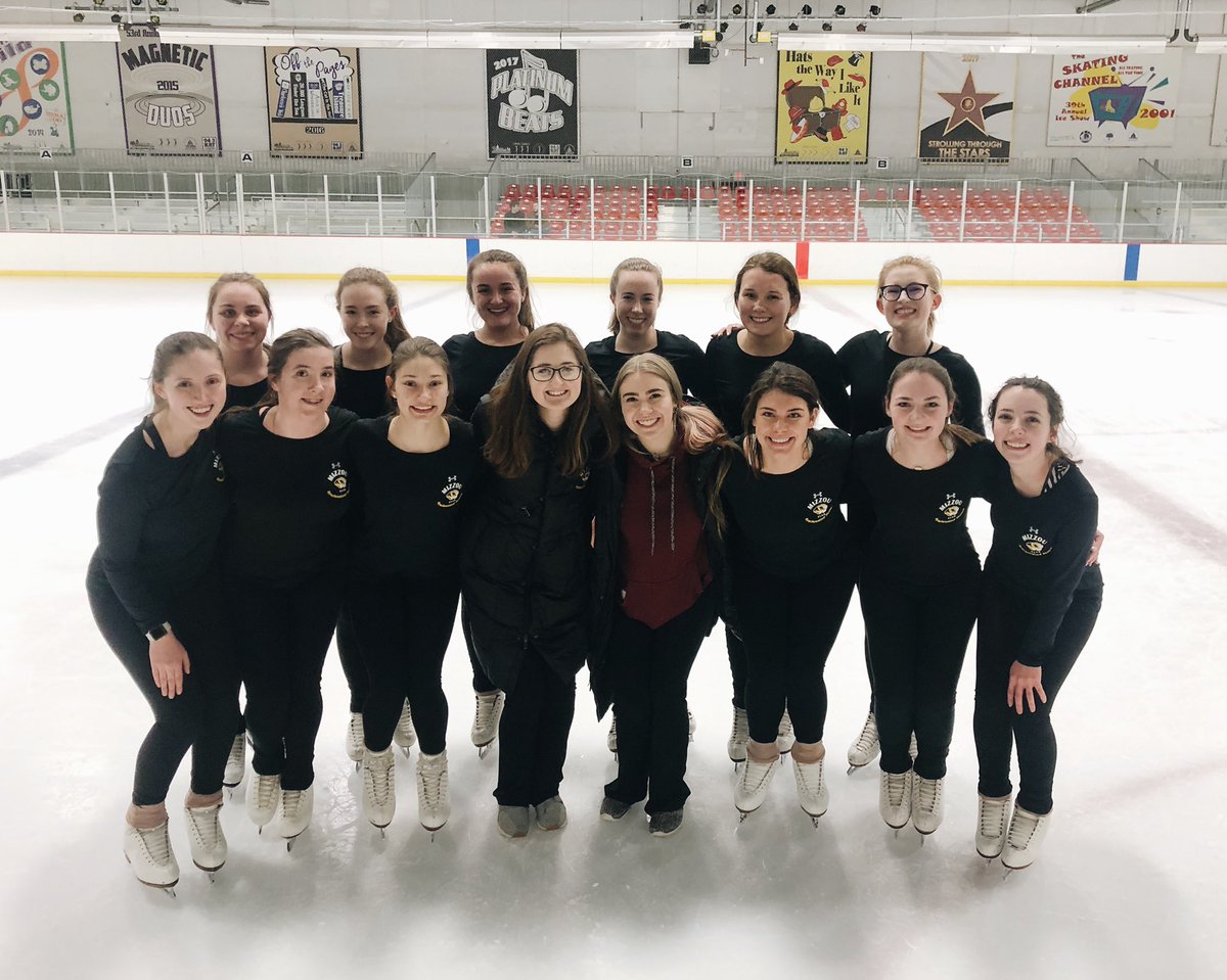 MizClubSynchro's tweet photo. From last practice of the season➡️ to last competition of the season! If you want to watch us, tune in at the link below TONIGHT at 7:52 pm CT! We skate 5th in our group⛸

https://t.co/U9konEuf7r https://t.co/hQkgRwC4Nk
