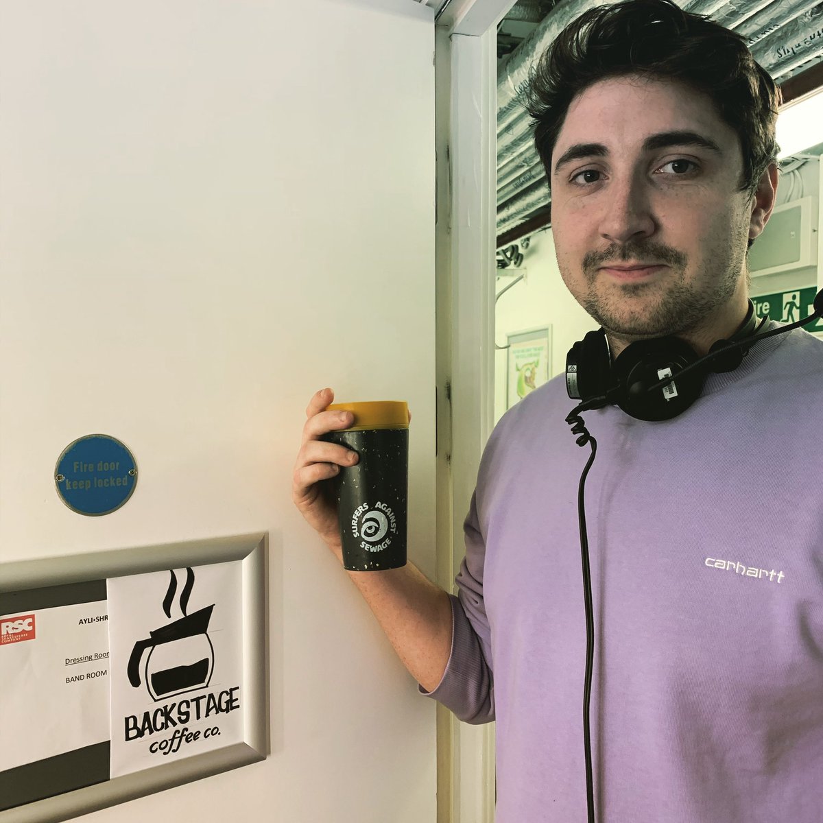 CoffeeBackstage's tweet image. “I enjoyed the fact you had oat milk” - Jon Lawrence; high praise from our first visitor in Canterbury and our UK tour #CoffeeOnTour #Testimonial #BackstageCoffee