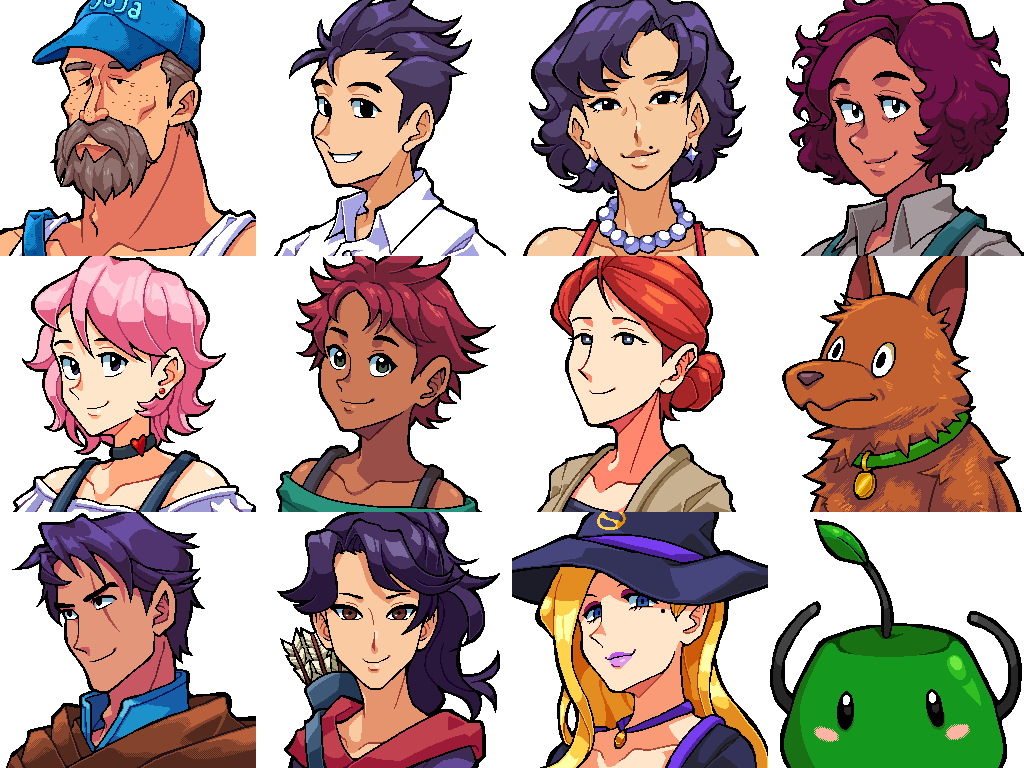 FlashShifter on X: talkohlooeys on Nexus Mods designed HD portraits of the  SVE characters, perfectly capturing their personalities! Check out their  portrait mod here:  #StardewValley  #StardewValleyExpanded