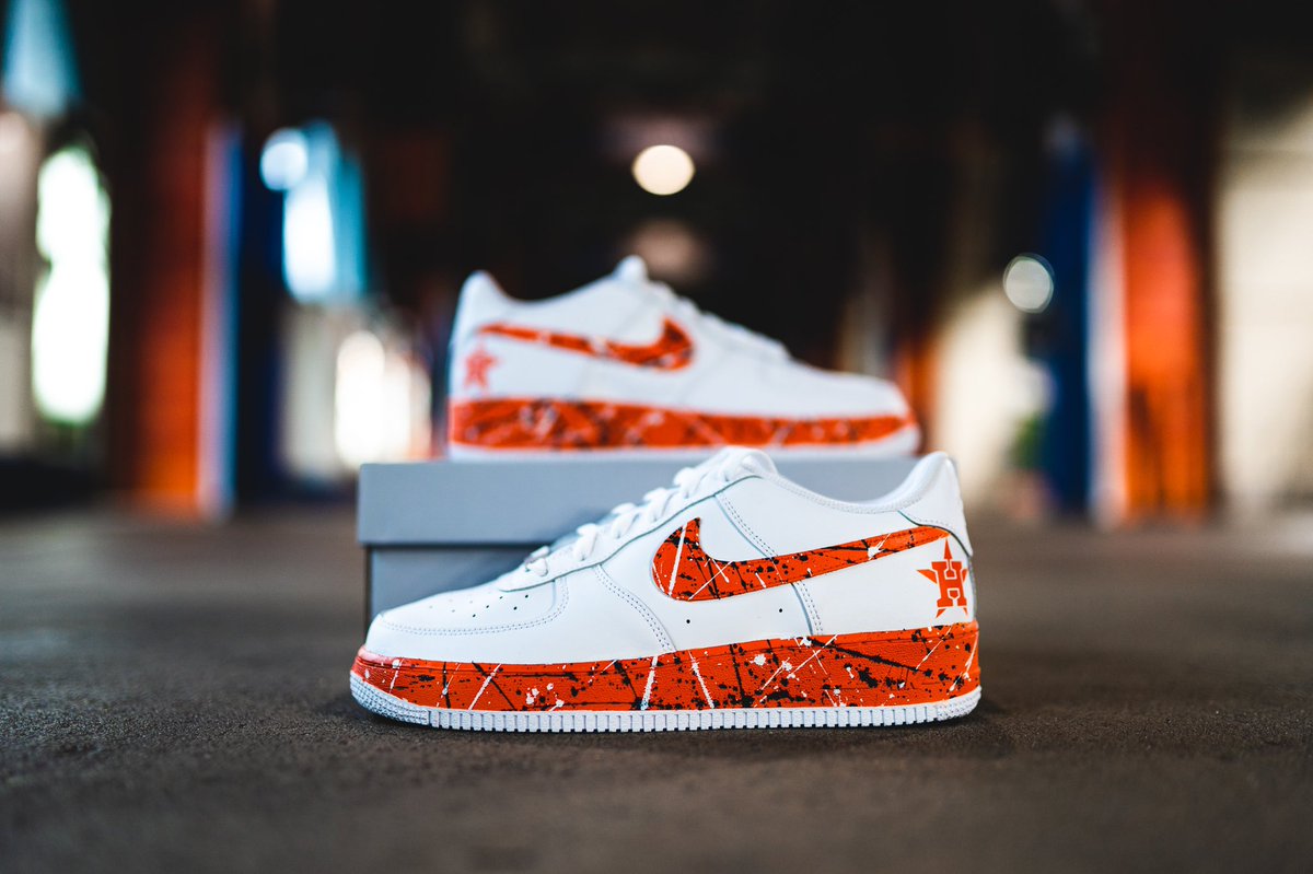 Nike air force 1 houston astros sample (VNDS)