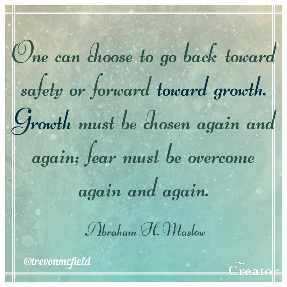 Change can be very scary. But in order to grow, we must change. It's okay to be afraid, it's okay be unsure. But dont let fear paralyze you. Choose to push forward.
.
.
#pushyourself #growth #bebravebebold #fearless #growing #beboldbecreativebeyou #pushpullgrind