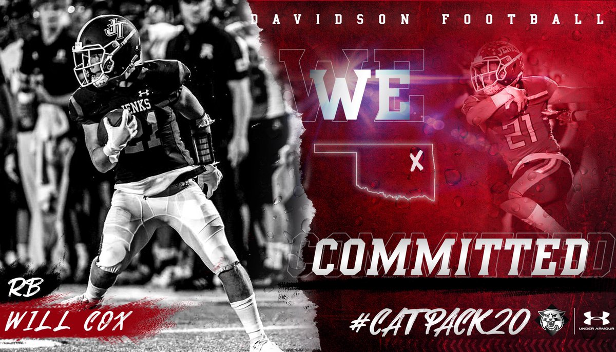 Thank you to my family, my friends, and all my coaches who have helped me reach this point. Thank you to <a href="/DavidsonFB/">Davidson Football</a> for giving me this opportunity, and thank you God for making it all possible! #CATPACK20 #WE