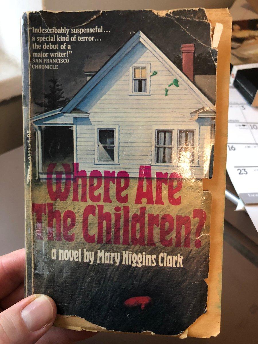I've always enjoyed #MaryHigginsClark's work. The first book of hers I read was her debut, which belonged to my mother. Still have that copy.