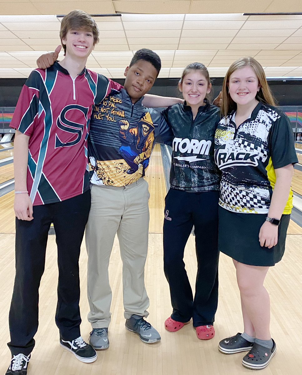 BowlSHS's tweet photo. Congratulations to Cole, Emily L. And Alfonso for winning their divisions and to Daylin for placing 2nd at the Pepsi city tournament today! They all qualify for Pepsi State in April! Way to represent Sparkman! #rollsenators π³ https://t.co/klwXZeCv8T