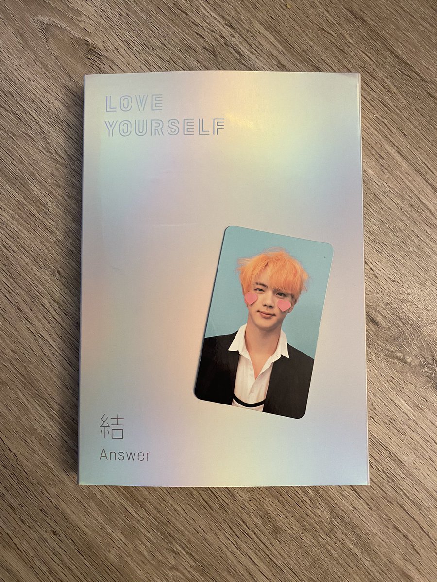 Love Yourself: Answer (F) Listen, I said I would stop buying albums, but showcase was selling it for $10 and I couldn’t say no