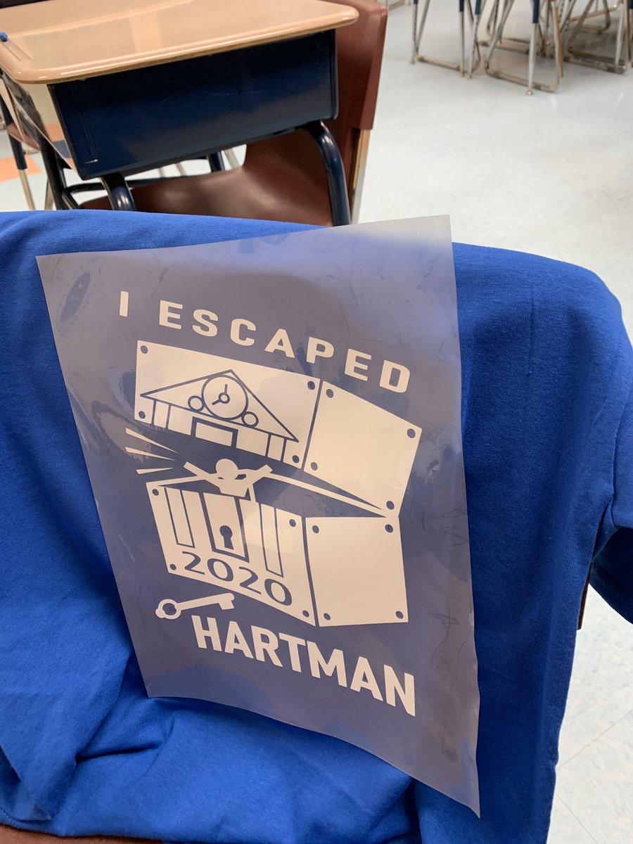 MsLoriOtt's tweet photo. It’s getting closer! Will you “Escape Hartman?” T-shirts coming soon! #ec_pride #ec_hartman #EscapeNight https://t.co/PifBKq25Gl