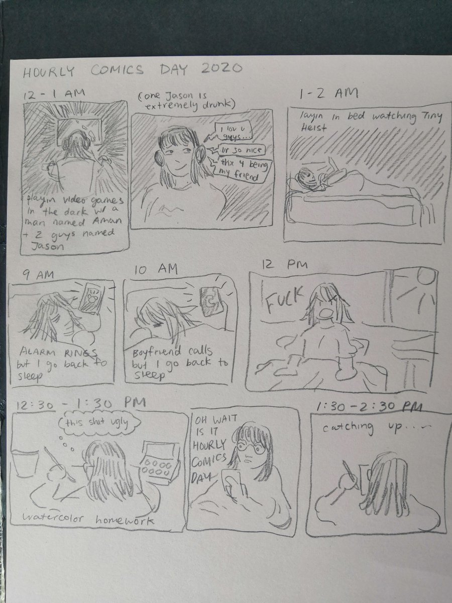 #HourlyComicsDay #hourlycomicsday2020 I FORGOT THIS WAS HAPPENING 