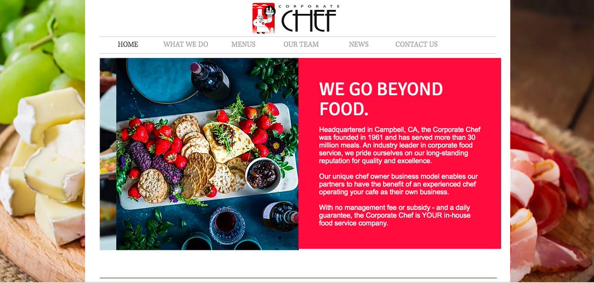 CorpChefLloyd's tweet photo. Have you seen the new Corporate Chef website yet? Please check it out - we'd love your feedback. https://t.co/wyDlChHxNO https://t.co/kP59iXJMV7