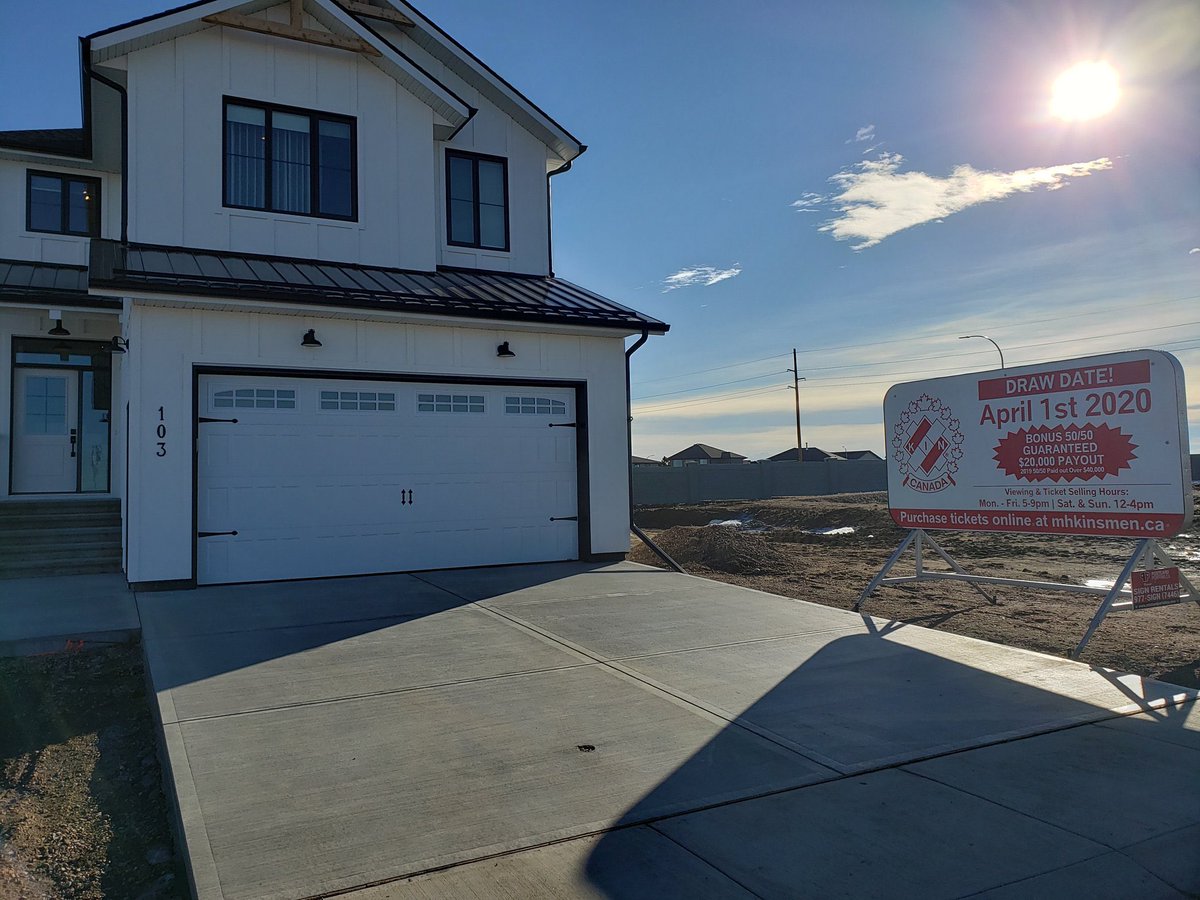 Home Lotto is open weekends noon to 4pm and weekdays 5p-9p. Also visit mhkinsmen.ca to purchase online. Thanks @CHAT945 <a href="/JChristianson15/">Jesse Christianson ❎</a> for the photo!