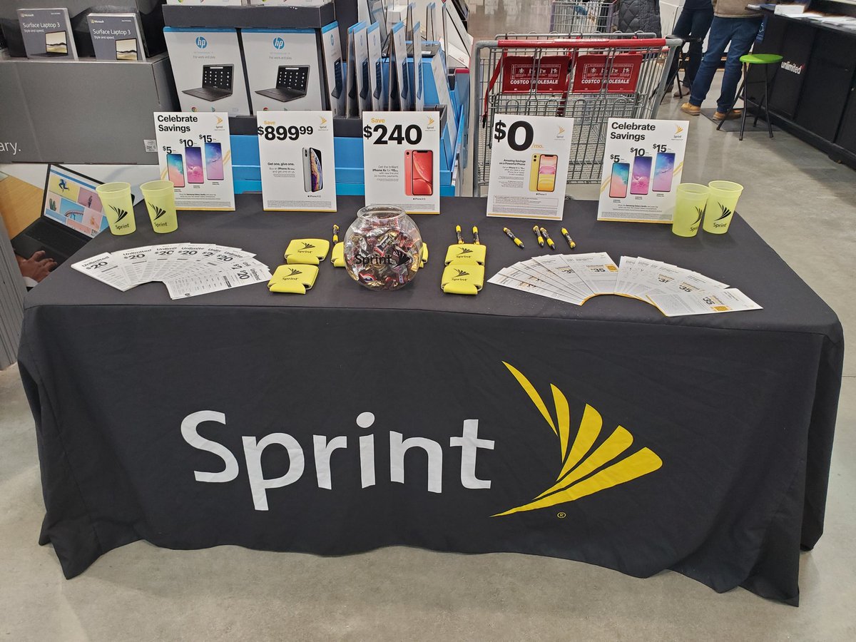 Stop in at Rochester <a href="/Costco/">Costco</a> and switch to @sprint. Galaxy S10 for just $10/month and a free iPhone 11 with trade in! <a href="/PrezKLRB/">Tony Bauer</a> <a href="/kimwhite4/">kim white</a>