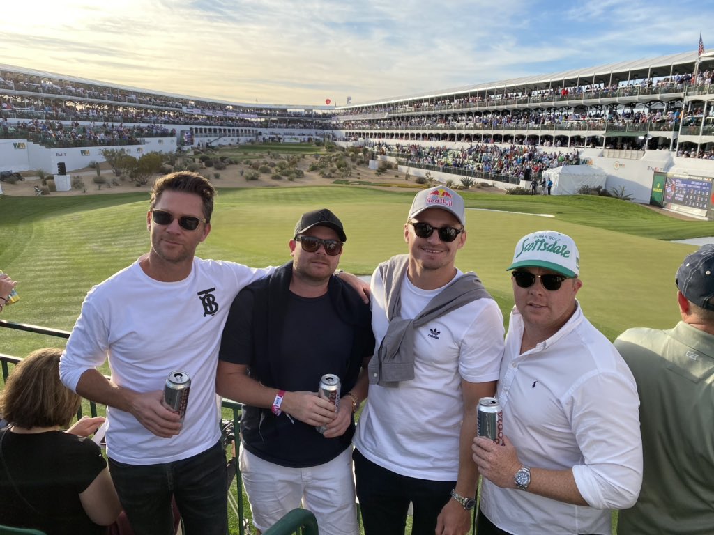 Beauden Barrett On Twitter Phoenix Open Such A Fun Event Would Recommend To Everyone Even If You Don T Like Golf Thanks To The Redbull Team For Hosting Us Thepeoplesopen Https T Co Lhgwdwv1pg