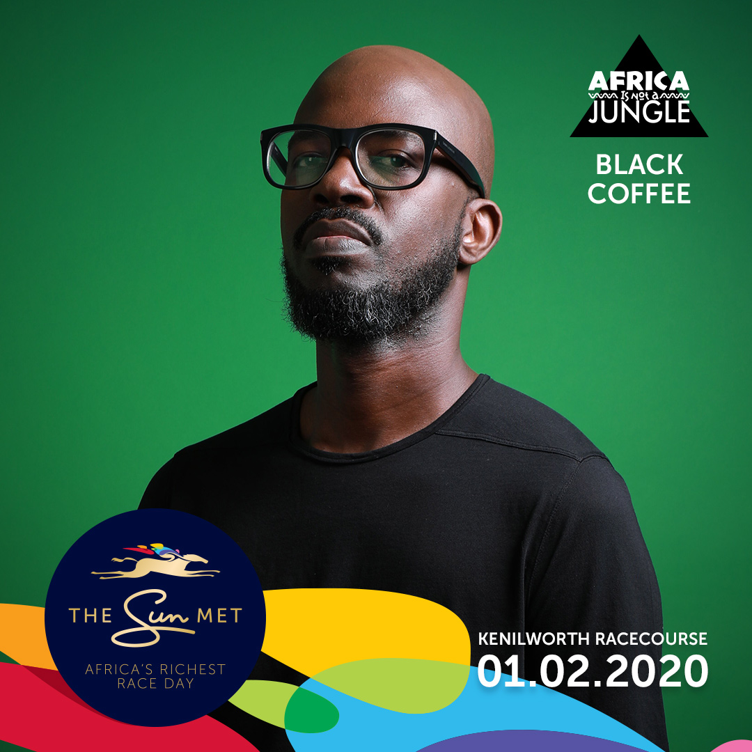 SunMetZA's tweet photo. Yup, your faves are here to do what they do best: Shut it down! 

Black Coffee, Da Capo, and Euphonik wrap up their Africa Is Not A jungle tour at #SunMet2020. https://t.co/RJi68PaxDQ