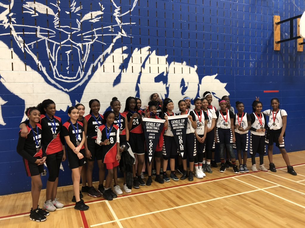 Ms_Marcoccia's tweet photo. I am so proud of our @STcdsb Intermediate girls for winning second place at the Catholic Cup this weekend! 🏅❤️ #hawks #stjudesbasketball @musically_msd @vmangano23 @TCDSB https://t.co/2YBBePvEvC