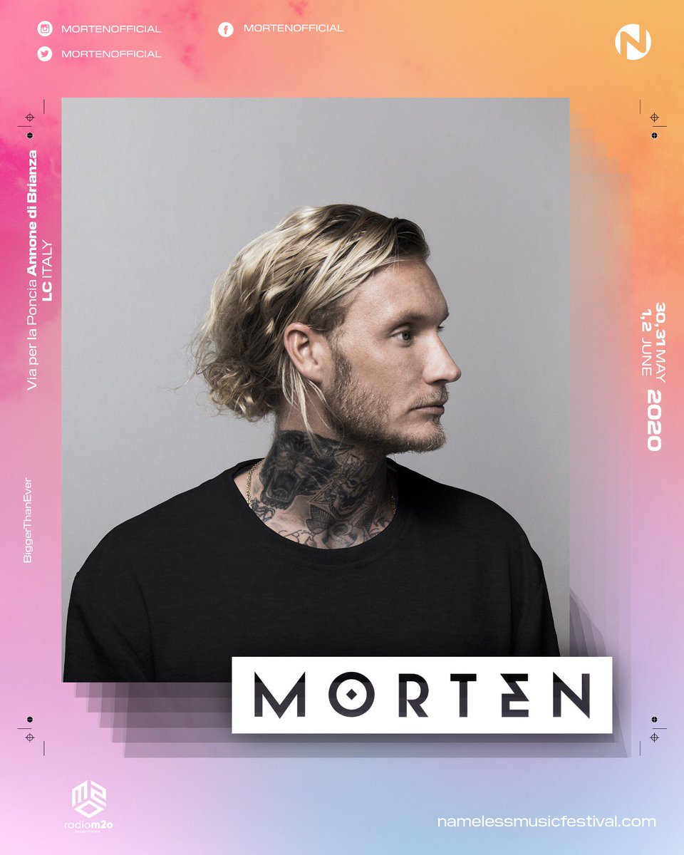 MORTENofficial's tweet photo. mainstage @NamelessFest 
June 1st 2020 https://t.co/8YBSFfuL0S