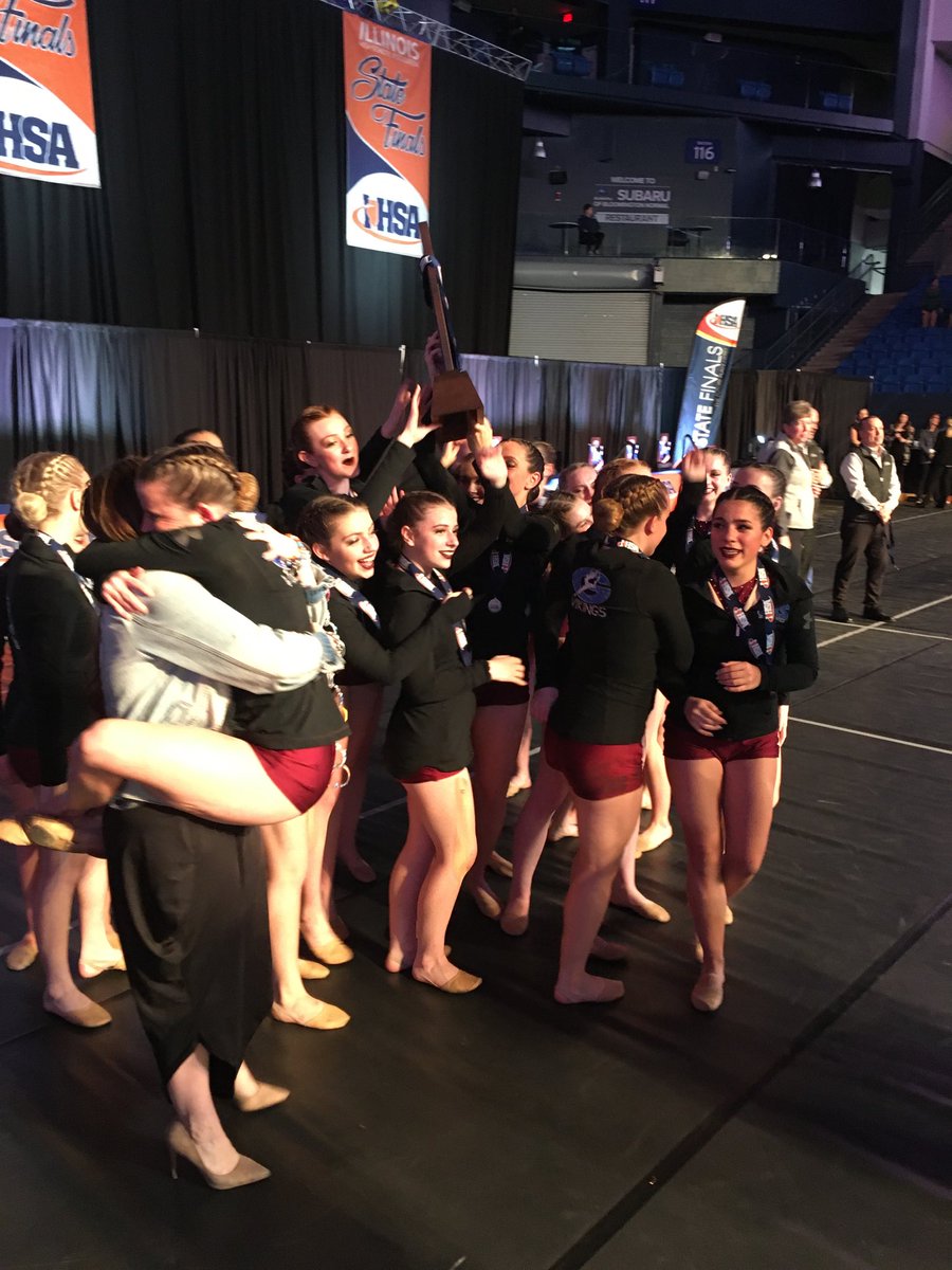 GHS_Principal85's tweet photo. GHS Dance Team bringing home a 2nd Place Trophy!! That makes it 7 years in a row earning a trophy at State!! Way to go girls!! So impressive!!! ⁦@GHS_ILathletics⁩ ⁦@GHSBlueCrue⁩ ⁦@CityofGeneva⁩ ⁦@Geneva304⁩ ⁦@GHSPTOInfo⁩ https://t.co/hmp4hPyioM
