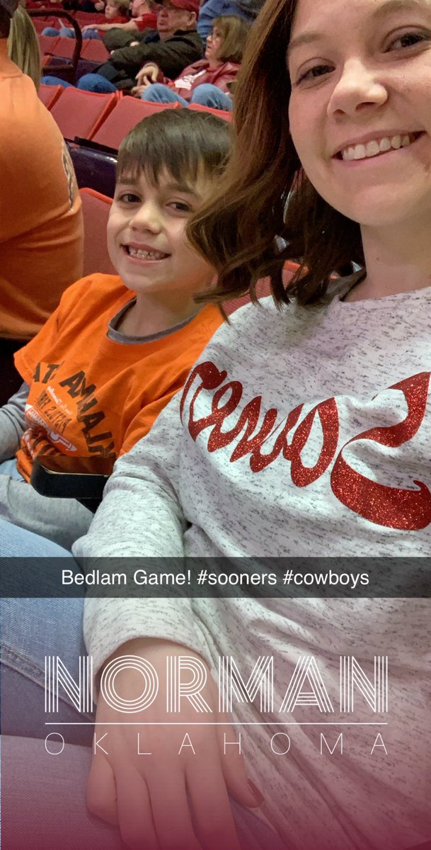 Bedlam in Norman! #sooners #cowboys #familydivided