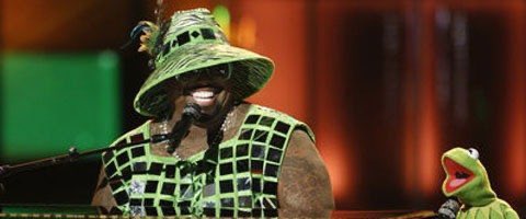 Monster has to be <a href="/CeeLoGreen/">CeeLo Green</a> he’s sung with Kermit! #maskedsingeruk