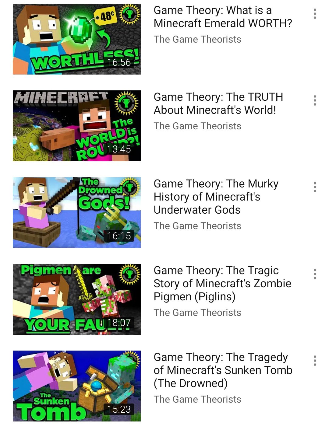 Game Theory Rejects on Twitter: "Meta Theory: How many times will MatPat  use the same exact face for the bi-weekly Minecraft Cash-in?  https://t.co/1BV7gYrl9n" / Twitter