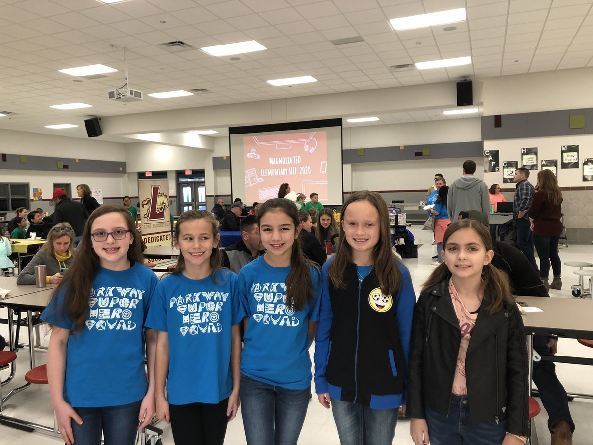 So proud of these girls who showed up at 7:30 on a Saturday morning to compete in UIL Ready Writing. That is dedication❤️