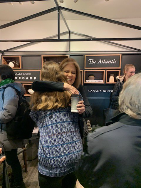 kdalrymple_'s tweet photo. Still in awe that I had a chance to meet my hero, @GloriaSteinem. I can’t thank her enough for the work she’s done for this next generation of feminists, and for dealing with my starstruck crying. @thegloriasmovie is a must-see about a fearless woman #Sundance2020 https://t.co/3nBXG7pG0S