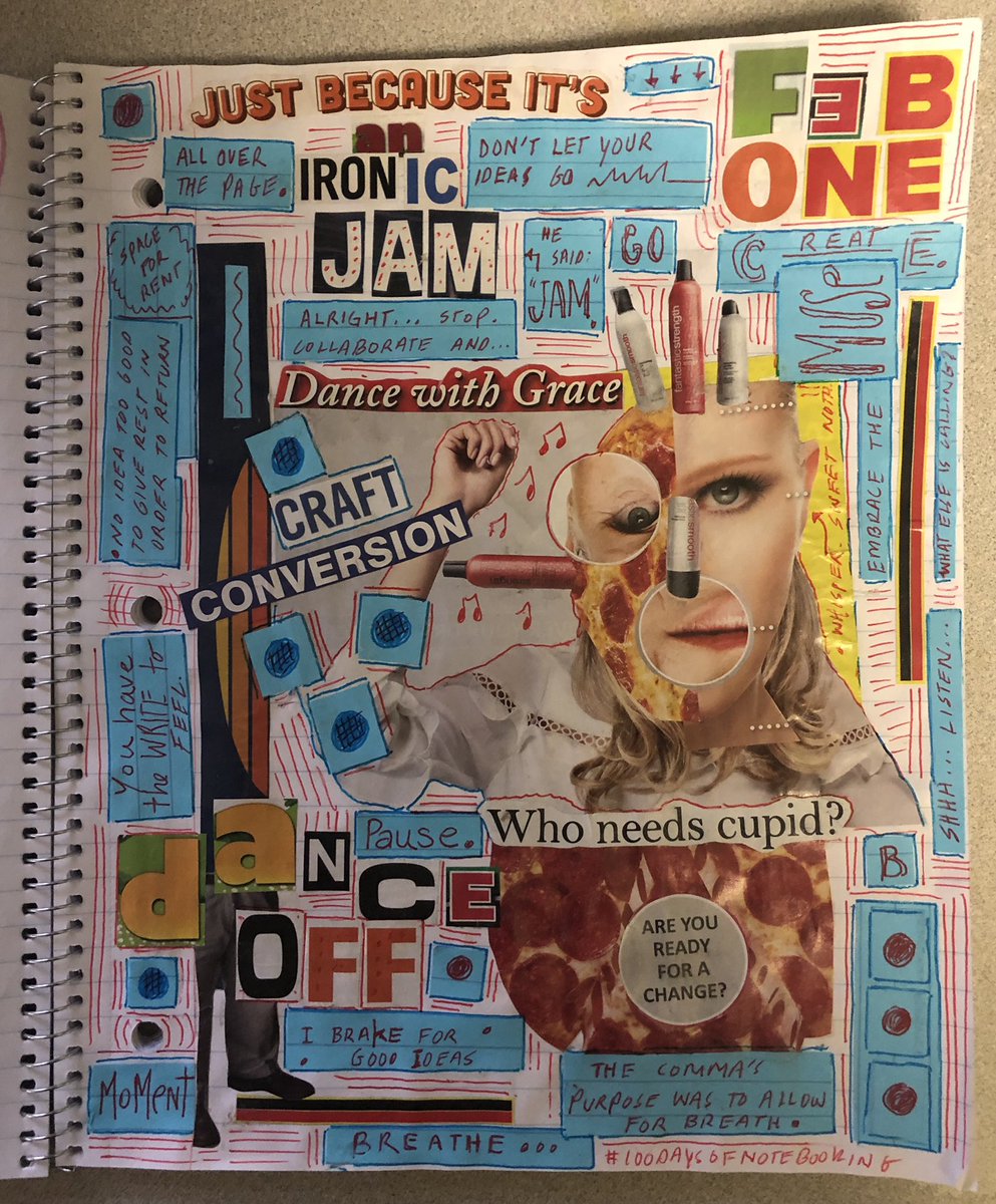 PaulWHankins's tweet photo. #100daysofnotebooking Day 32/100: “Writer’s Jam” #Room407 #THIS407 https://t.co/qgPESQkw6M