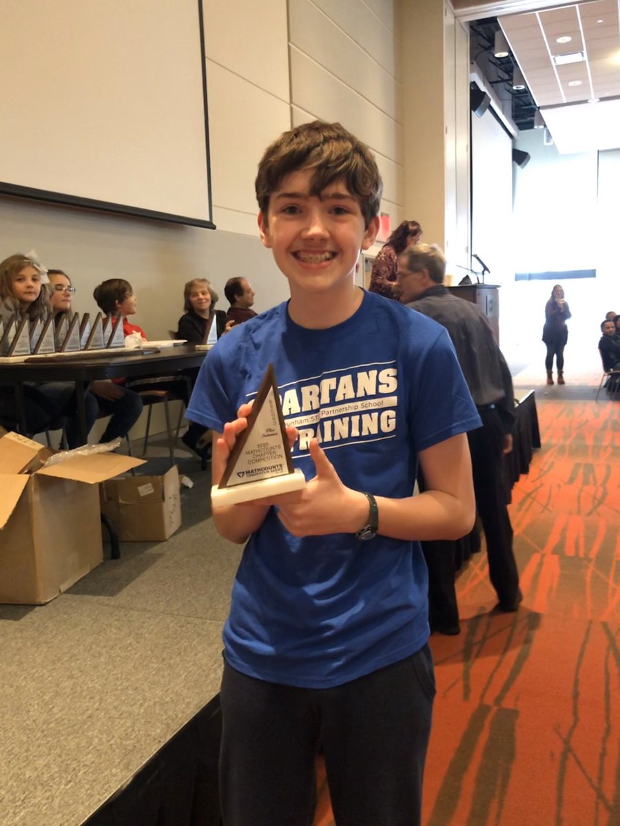lizkaleta's tweet photo. Kadin Johnson took 2nd place at the DuKane MathCounts Competition today! He now advances to the state competition as an individual contestant in March. Congratulations to Kadin and all of our @jcdsps mathletes! #DunhamSTEM 🏆 https://t.co/GJkcDdgYRP