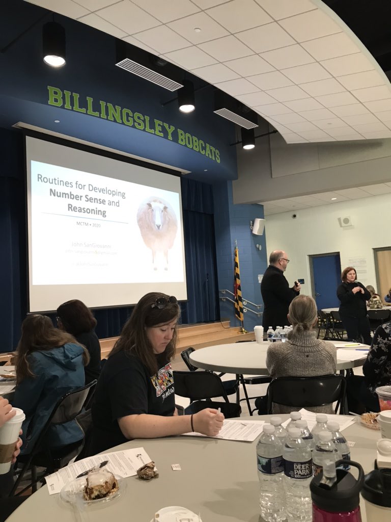 Enjoyed my Saturday morning learning about number sense routines with my Berry family <a href="/JohnSanGiovanni/">John SanGiovanni</a>.  #BT3
