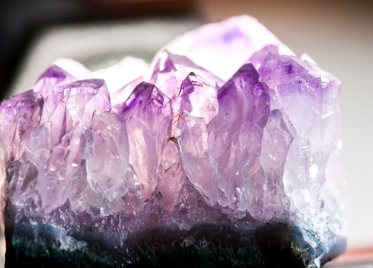 SkinByAmethyst's tweet photo. Beautiful purple variety of quartz, its color can range from a pale lilac to deep purple. This purple gemstone is the Birthstone of February. https://t.co/YiZLE18l6L