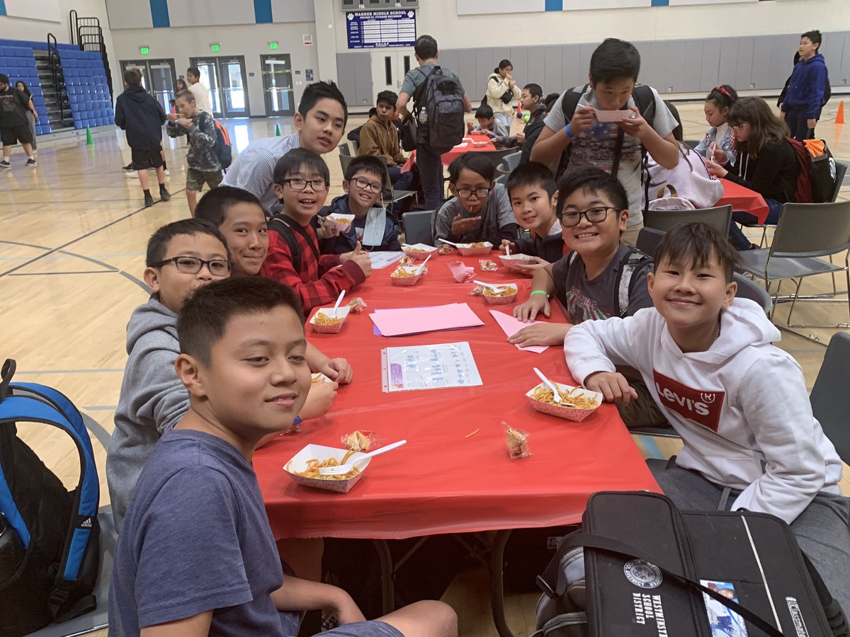 Warner_Wildcats's tweet photo. Celebrating our Wildcat scholars. Students with No D’s or F’s, unexcused absences or tardies got into this party! Happy New Year! #workhardplayhard #@westminstersd #WarnerRocks https://t.co/lbVRmv44bA