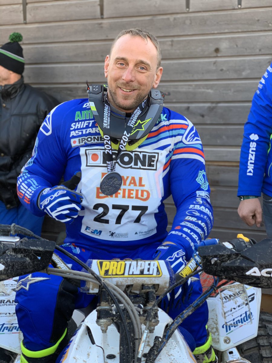 MotoetGPaddict's tweet photo. Il l'a fait, il est allé au bout cette 45 ème édition du Touquet, on est tous fier de toi Stéph...

@StephanePaulus https://t.co/DJoFKlQEMj