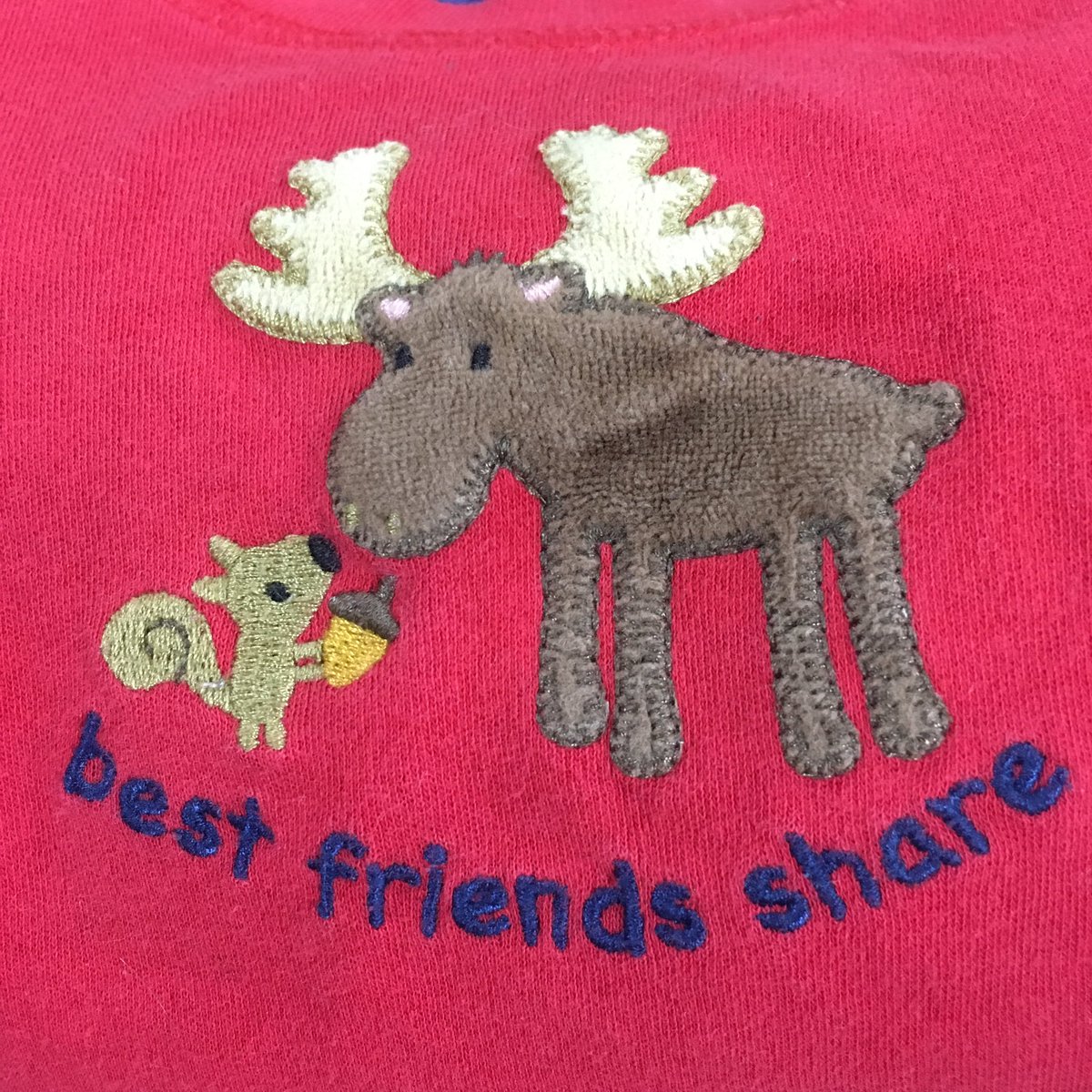 LMShamblin's tweet image. Out thrifting today and nearly bought this baby onesie to frame the fabric picture, for reasons...
#J2
#MooseAndSquirrel
#Supernatural