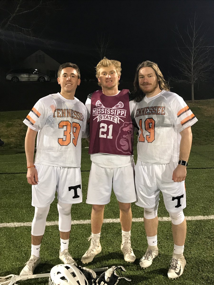 Today <a href="/ECSLAX/">ECS Eagles Lacrosse</a> Alumni met up on Rocky Top and battled on opposing sides. Ben Agapos+Jack Shelton(c/o 2019)-@Volslax and Steven DelBove+William Bowen (c/o 2018+2019)- <a href="/HailStateLAX/">MSU Lacrosse</a> played before a crowd that included many ECS grads/parents. #AlwaysAnEagle #eagleup <a href="/TSLA_Lacrosse/">TSLA Lacrosse</a>