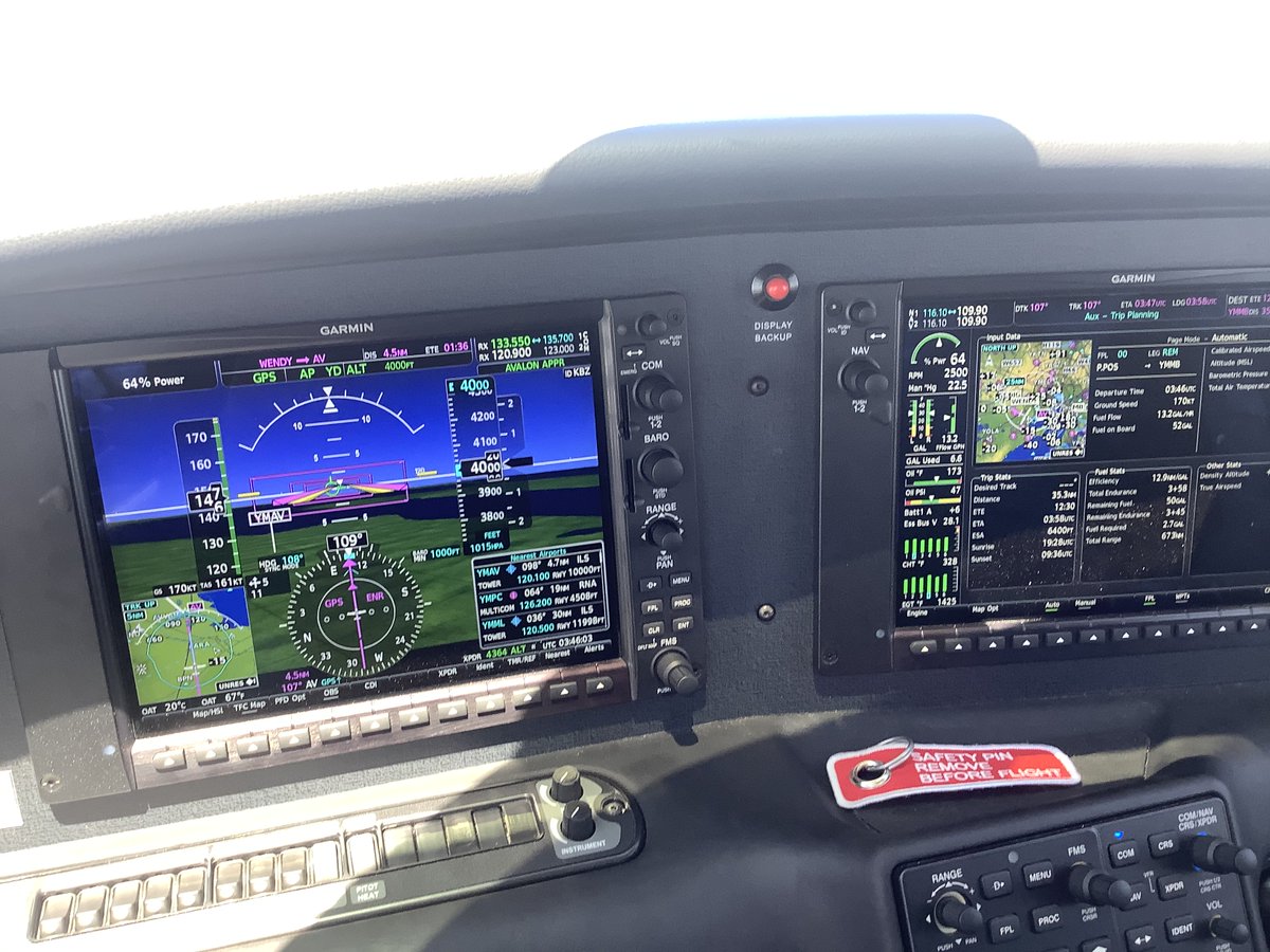 PaulMSouthwick's tweet photo. IFR TRAINING SANS HOOD FOR A PEEK ON RETURN LEG https://t.co/e01LN0wRHT