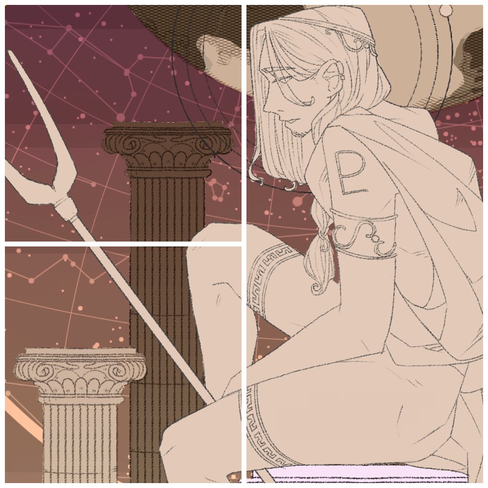 ReeveCutler's tweet photo. Pluto, Mercury, Moon and Venus previews, almost halfway done! https://t.co/ks5FDq2zXQ