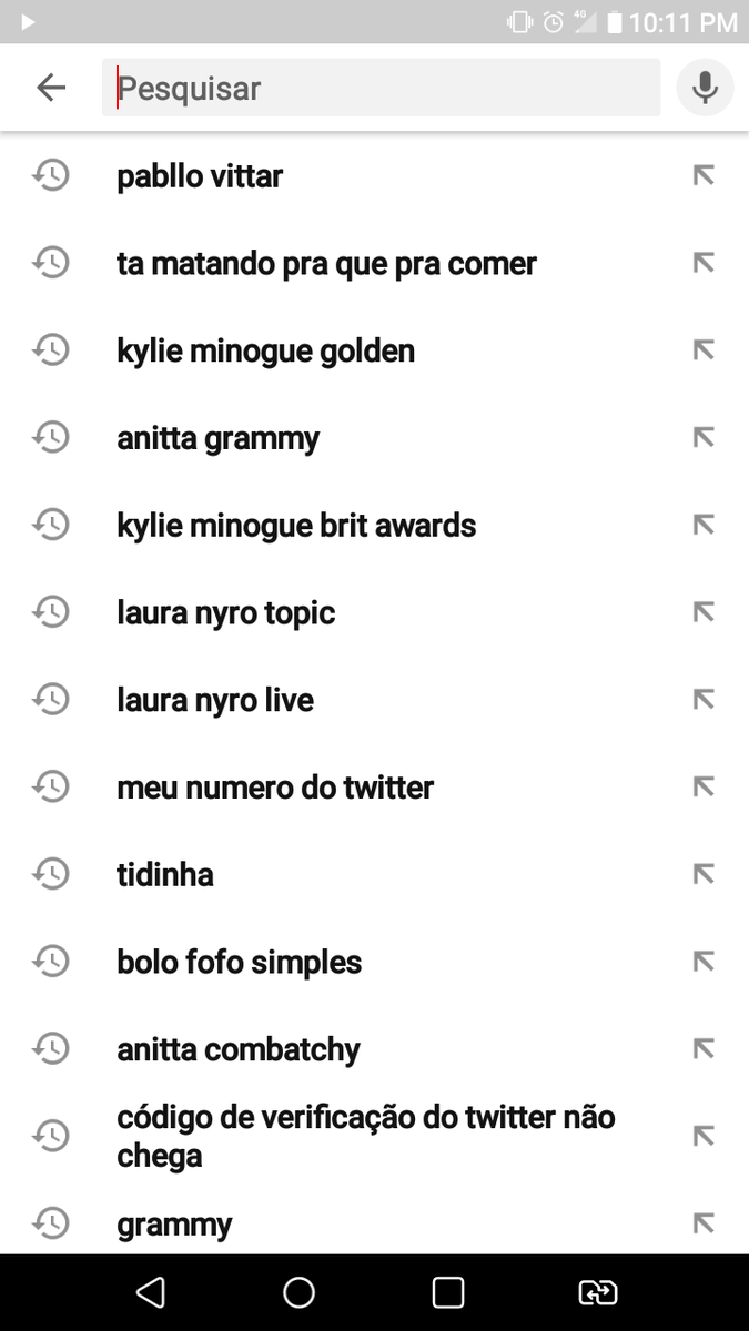 lamarzinha's tweet photo. eu // meu histórico no youtube 

Chorando kkkkk https://t.co/GKICkCkXhy