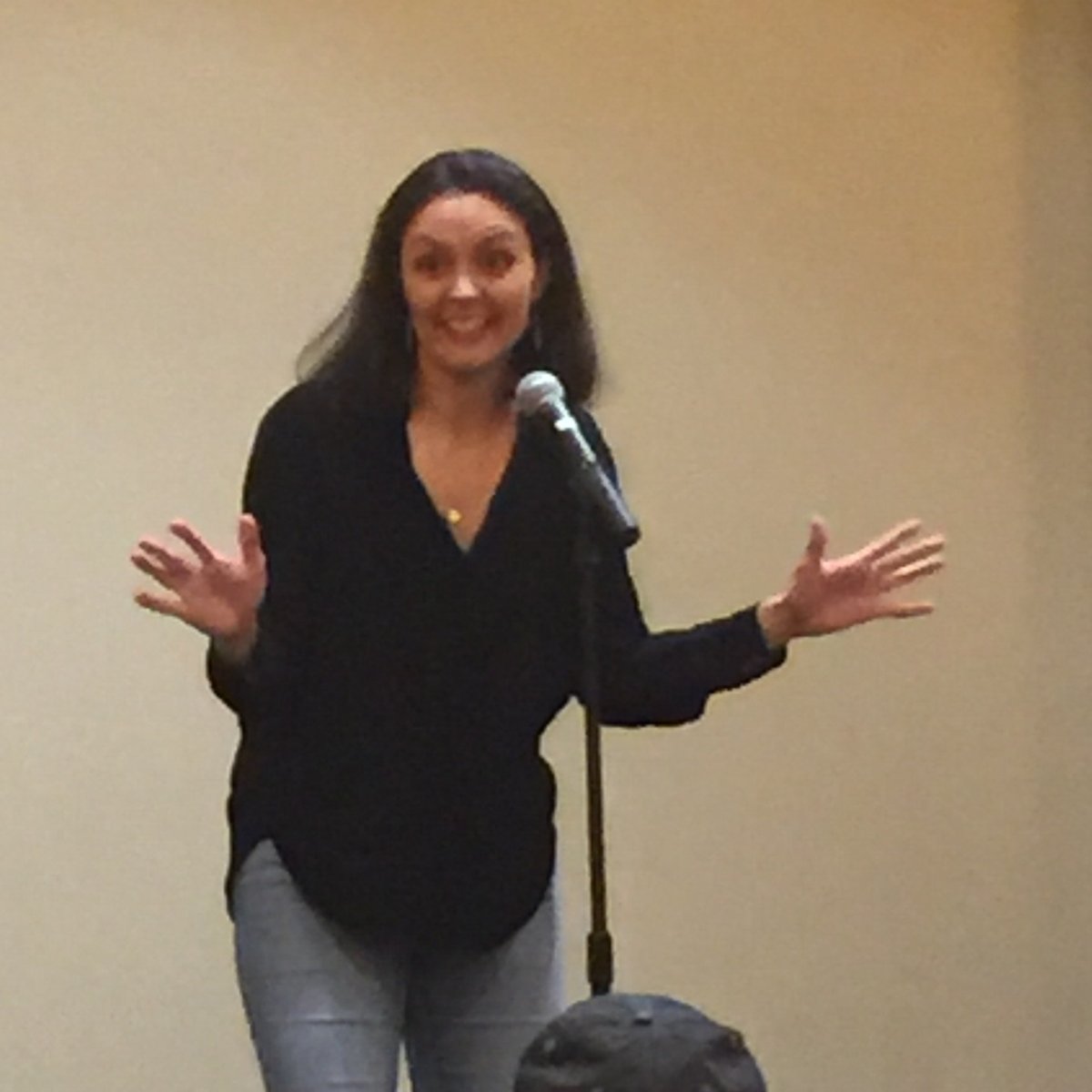 Tonight Rachael Harrington engaged the audience with a tale about stone soup! Mmmmmmm yum!