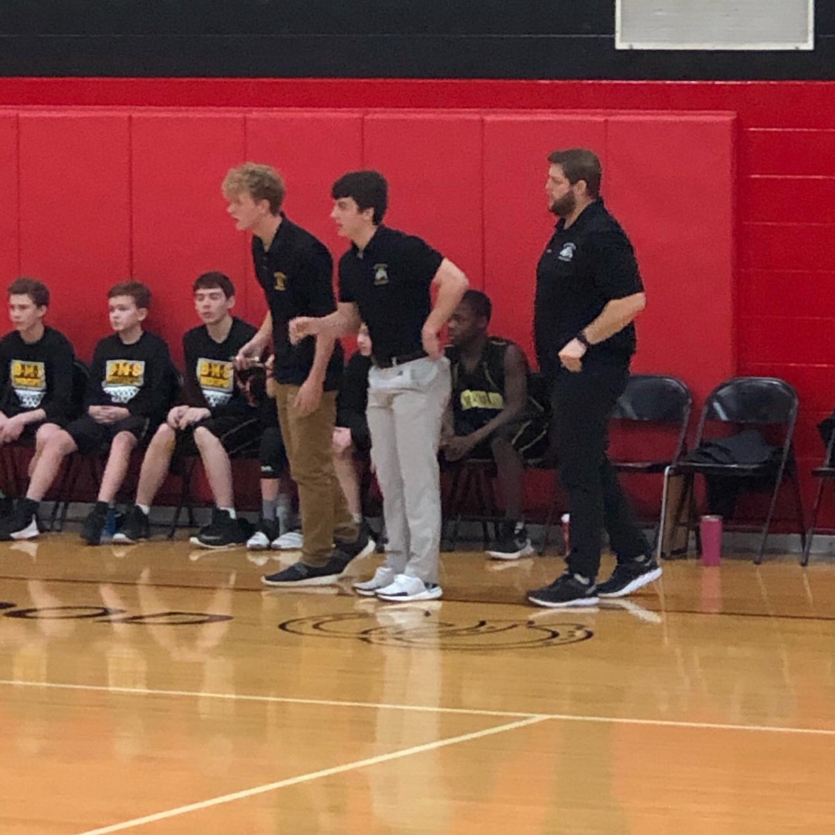 Here is one of many reasons <a href="/batchelorms/">Batchelor School</a> is a special place! <a href="/tylercadwell/">Tyler Cadwell</a> 7th grade basketball coach had <a href="/pfrench13/">Peyton French</a> and  <a href="/samski10/">Sam Le Marquand</a> as his assistant coaches this year.  <a href="/batchelorms/">Batchelor School</a> = Special place with special people!