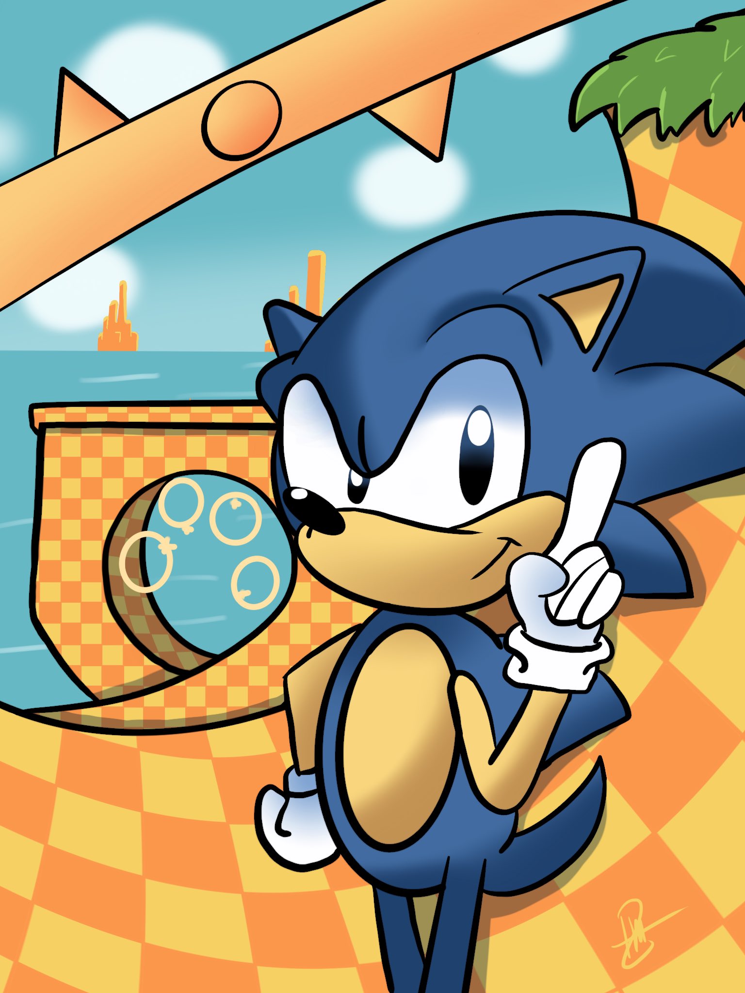 cohost! - sonic the hedgehog OVA 2-1 box art (199X)