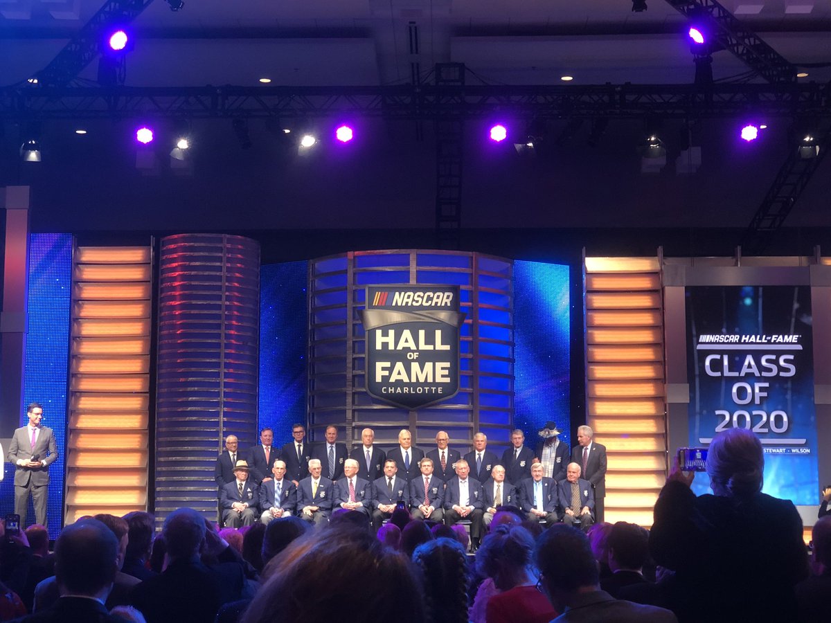 VinnieMiller_'s tweet photo. Had a great time last night at the @nascarhall induction dinner and Ceremony! Such an honor to be part of such a prestigious event!                        #NASCAR #nhofinduction2020 https://t.co/oWVIfWVMm8