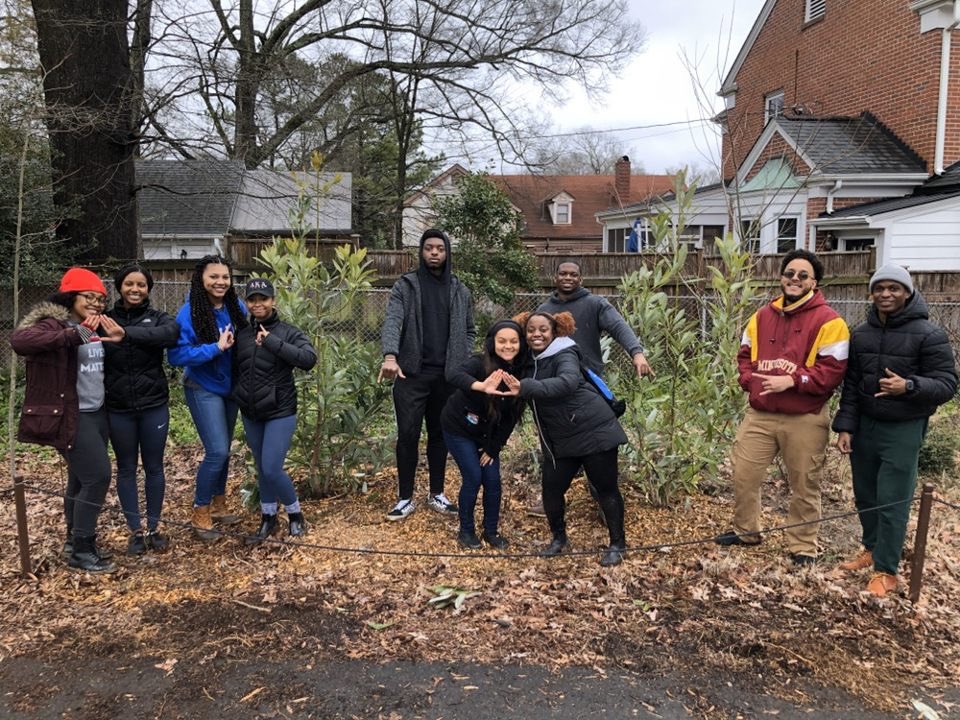KOAlphas's tweet photo. The Brothers of KO, along with other members of @nphcduke, planted 26 trees today at George Watts Elementary School. We would like to thank @DurhamBeautiful for allowing us to help fulfill their mission. https://t.co/g5kR3ONIj3