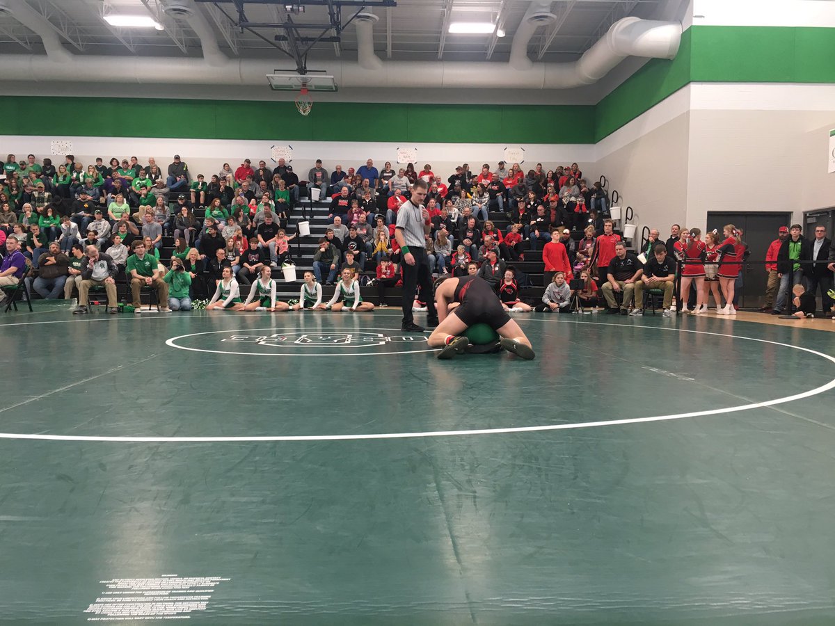 ShaneMLantz's tweet photo. We’re out in Osage today, for the Top of Iowa conference wrestling meet. Results forthcoming. Just finished up the semifinals. So far I’ve seen four West Hancock wrestlers advance to the finals. (Francis, Redenius, Tate Hagen, and Cole Kelly). #iahswre #topofiowa https://t.co/AjaQzpb0EL
