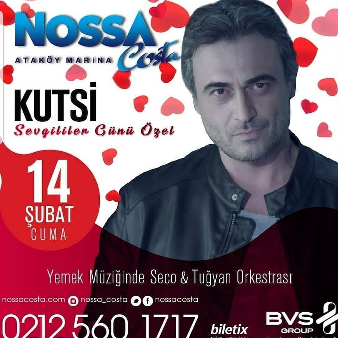 TCgmzlkartalice's tweet photo. Aşk şarkılarının romantik prensi @OfficialKutsi
14 Şubat Cuma @nossacosta sahnesinde sevenleriyle buluşuyor. 
Rezervasyon: 0212 560 1717

En güzel doğum günü hediyesi 
🥰🥰🥰😍😍😍😍 https://t.co/CdkrGKwHw8