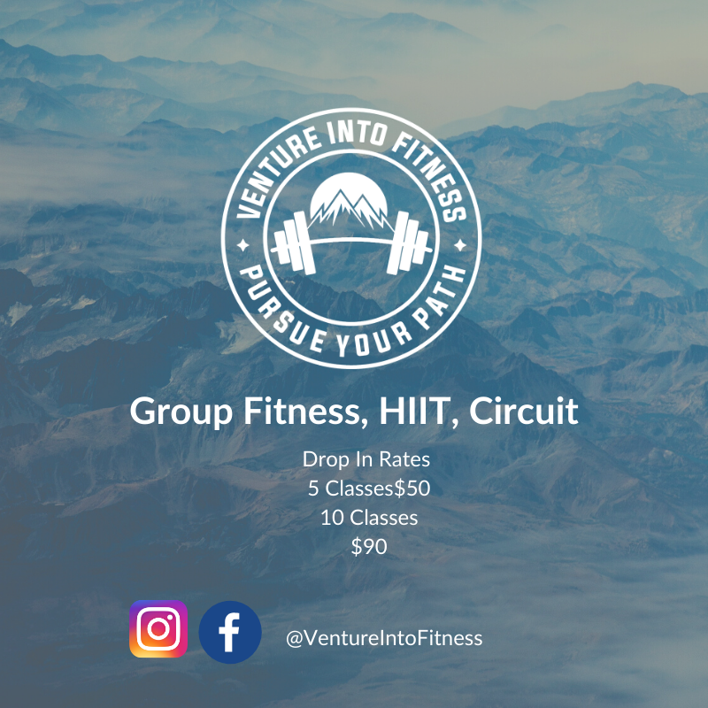 PacWestDance's tweet photo. Venture Into Fitness classes at PacWest!

https://t.co/B9jN8xpEvp

Class times 10:00am-11:00am Monday, Wednesday and Friday

Group Fitness, HIIT, Circuit, Cardio Push 

8 Week Fitness Training $250
5 Class Pass $50
10 Class Pass $90 https://t.co/S9qAvKUfeR