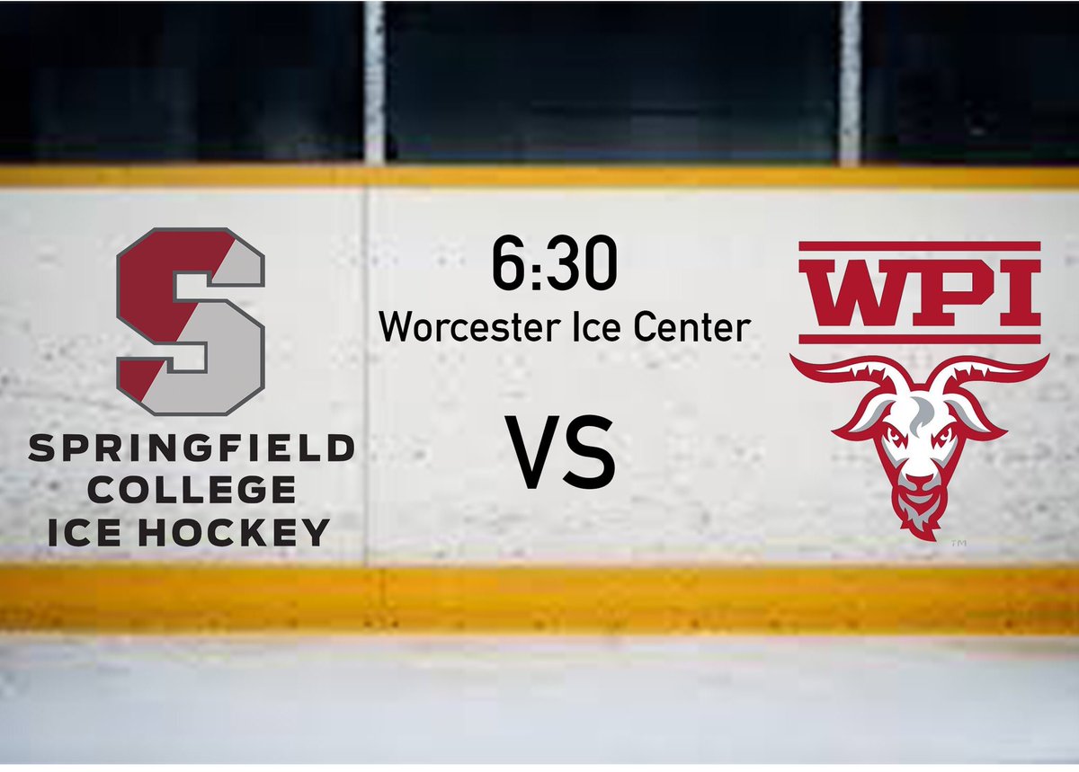 scpuck's tweet photo. 🆚 @HockeyWpi
⏰ 6:30 PM
📍 Worcester Ice Arena
#RISESABOVE https://t.co/SIkvNKeCbc