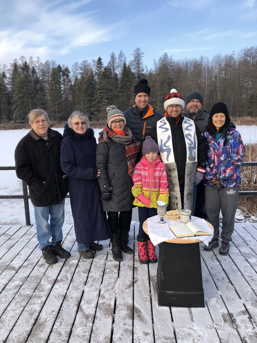 itsjustkevy's tweet photo. Blessed to break bread together @StAidansLondon in beautiful surroundings.
Today’s #ColdCommunion on is quintessentially #Canadian.
As read on the bog at 815am:
“Give me the joy of your saving help again
and sustain me with your bountiful Spirit.” Ps 51:13
#CountMeSustained https://t.co/i9xYUZUCj3