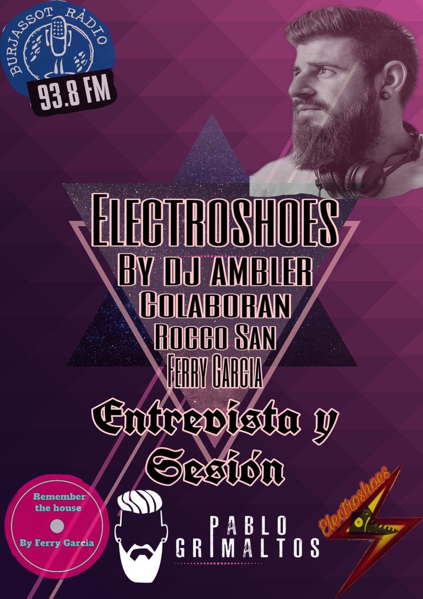Este próximo miércoles estaré en la #radio <a href="/Electroshoesvlc/">Electroshoes</a> 
-
Haremos por pasar una tarde entretenida y divertida,acompañado de grandes amigos!!♥️
-
Sintinizanos en el 93.8 de Valencia o por <a href="/tunein/">TuneIn</a> 

#Valencia #techhousemusic #radiofm #music #dj