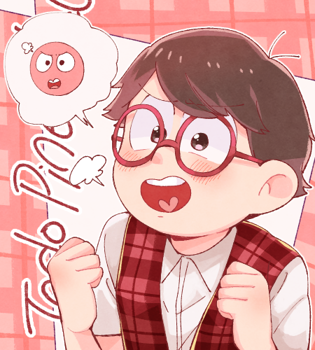 # リプ来た番号の表情を描く
ぷんすことっど 