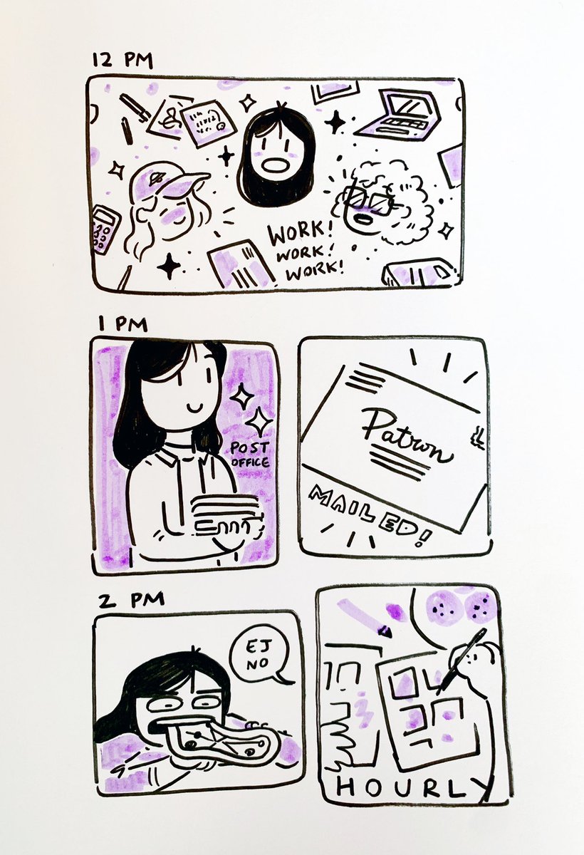 #hourlycomicday taking it easy ✌️ 