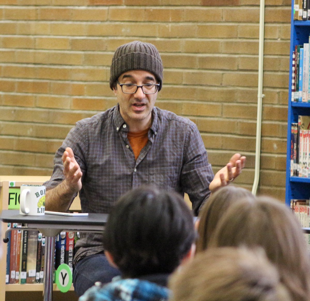 borah_pridecast's tweet photo. Podcasting Nirvana today @BorahHigh when @JadAbumrad stopped by to talk shop to the @borah_pridecast club. https://t.co/kochvIbDpz